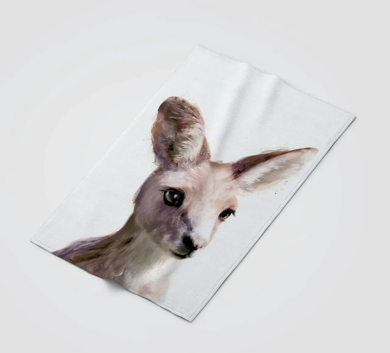 Little Kangaroo coperta in pile da Amy Hamilton