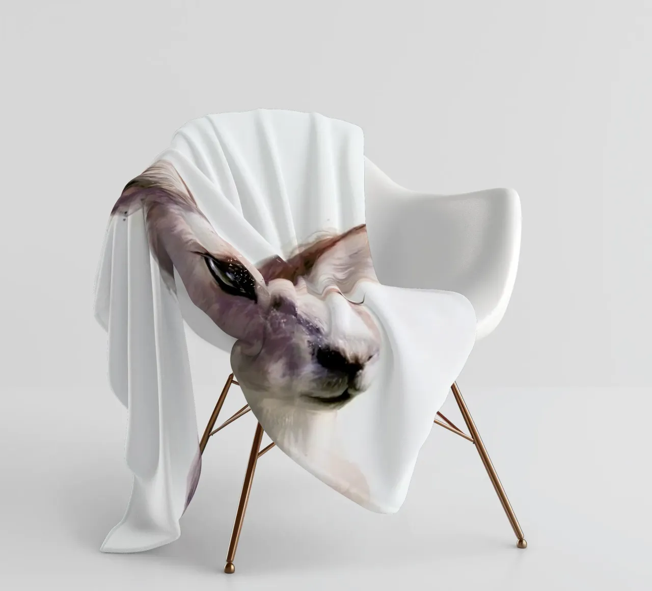 Little Kangaroo coperta in pile da Amy Hamilton