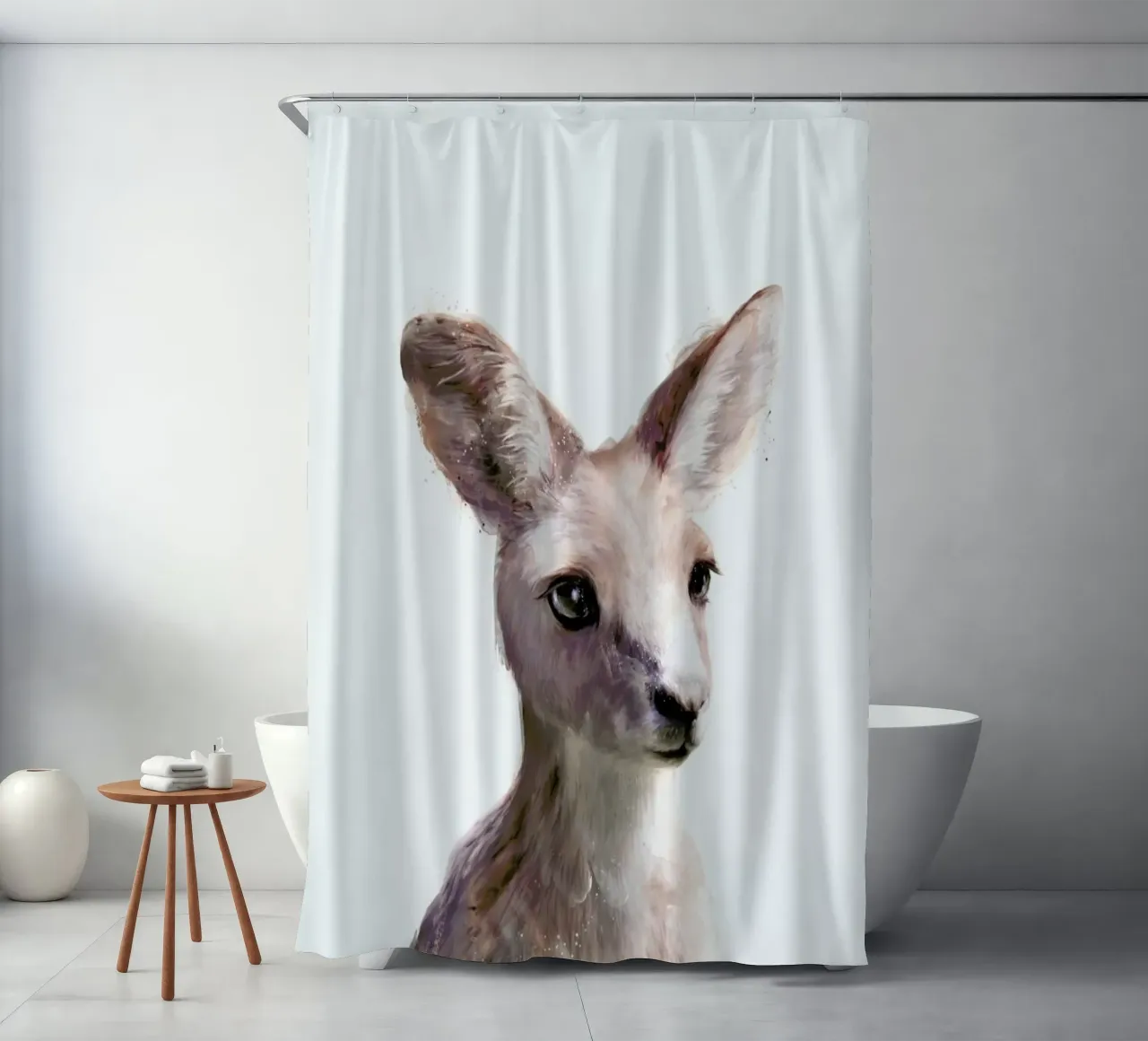 Little Kangaroo rideau de douche de Amy Hamilton