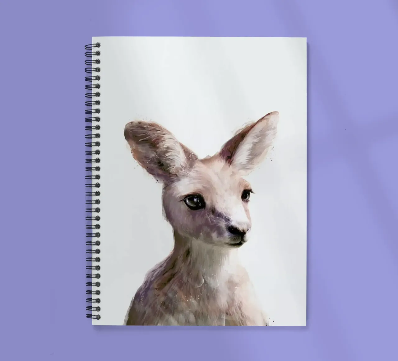 Little Kangaroo spiral notebook by Amy Hamilton