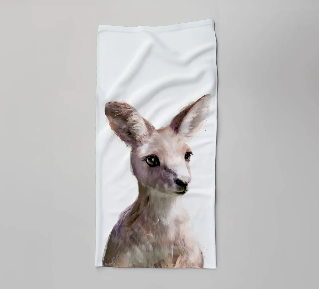 Little Kangaroo asciugamano da bagno da Amy Hamilton