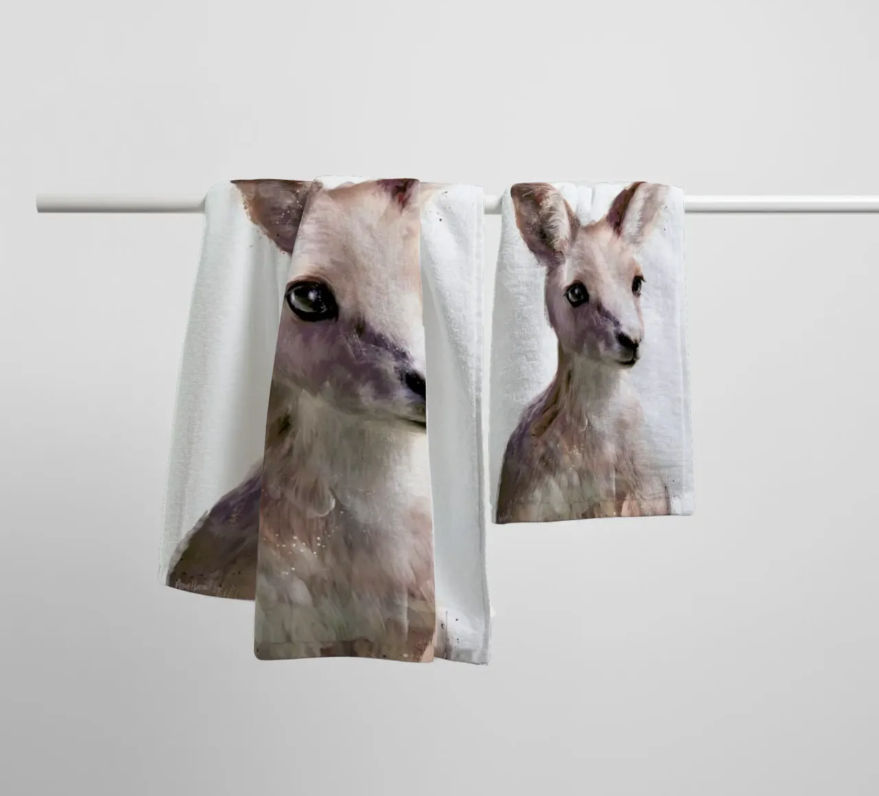Little Kangaroo asciugamano da bagno da Amy Hamilton