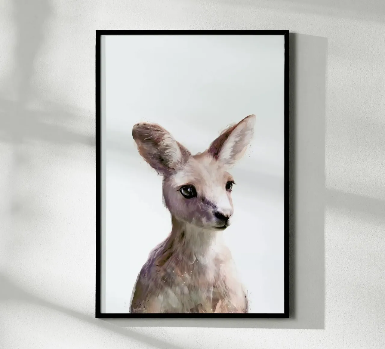 Little Kangaroo carta hahnemühle da Amy Hamilton