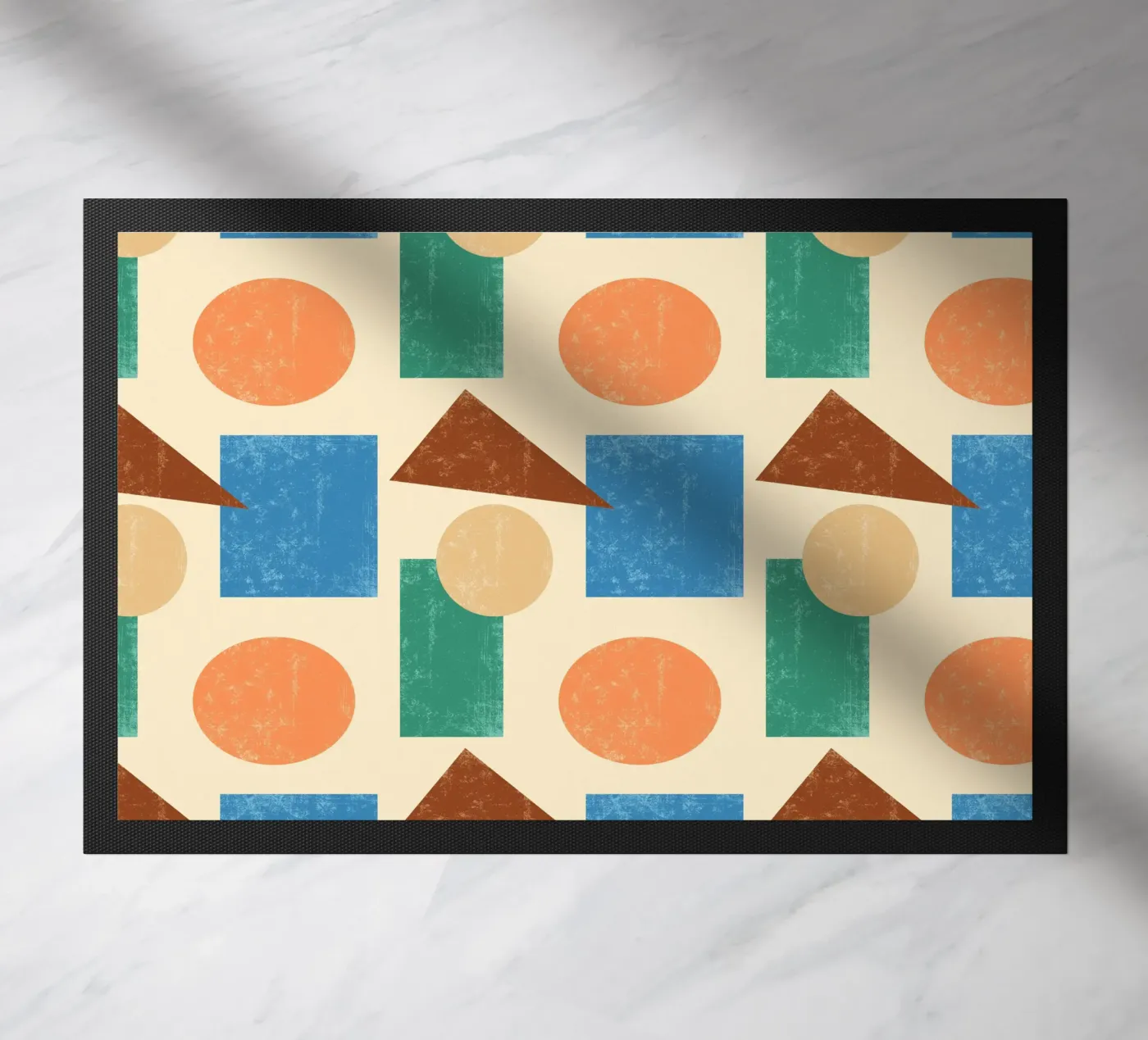 Vintage Geometry doormat by GraffiTimi