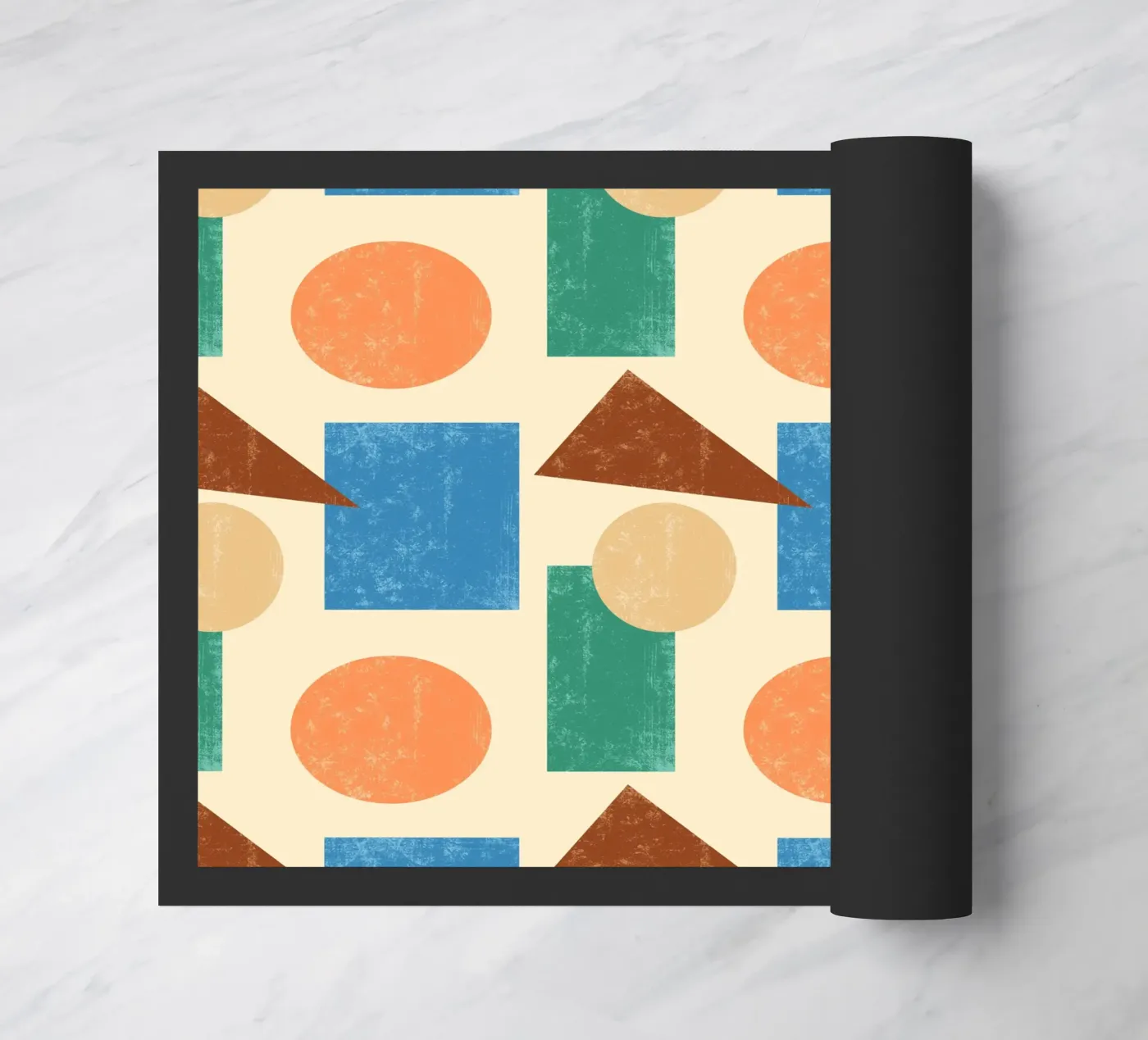 Vintage Geometry doormat by GraffiTimi