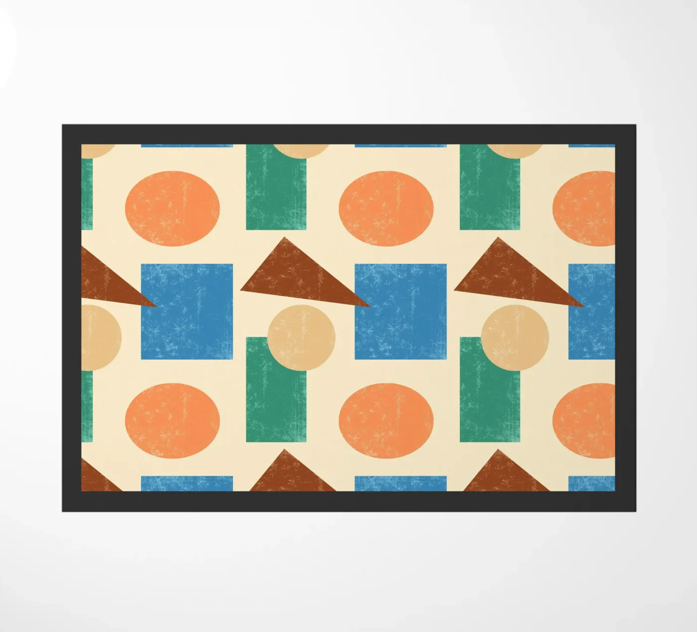 Vintage Geometry doormat by GraffiTimi