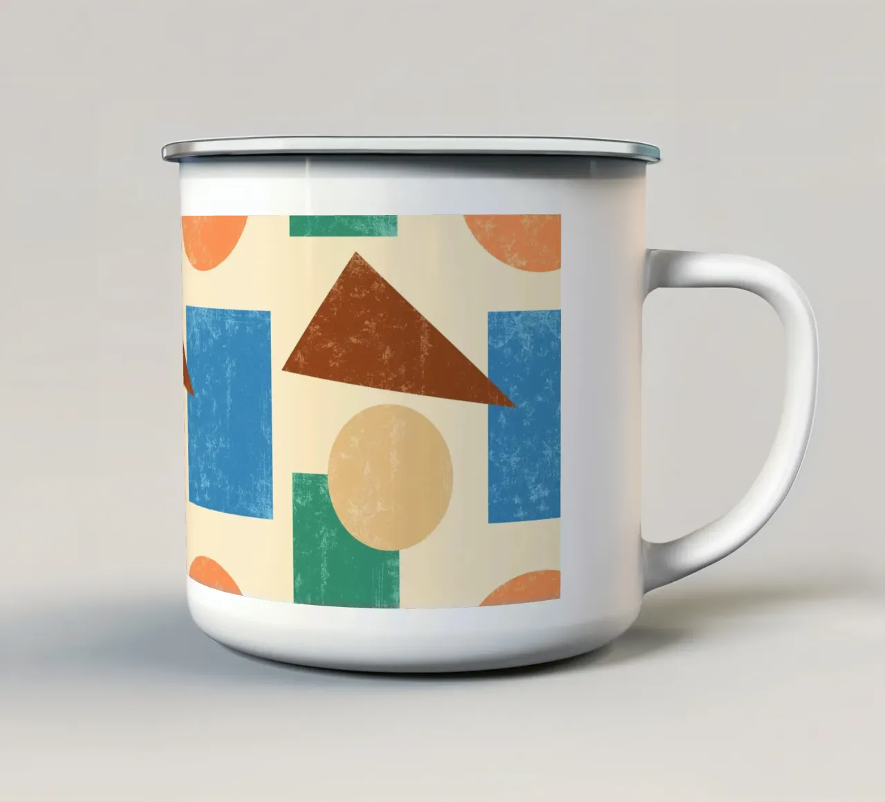 Vintage Geometry tazza in smalto da GraffiTimi