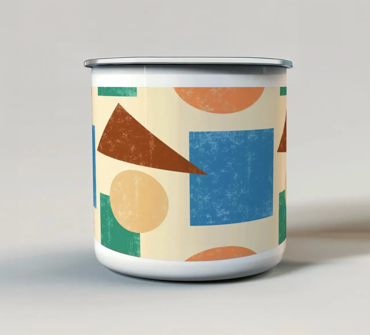 Vintage Geometry tazza in smalto da GraffiTimi