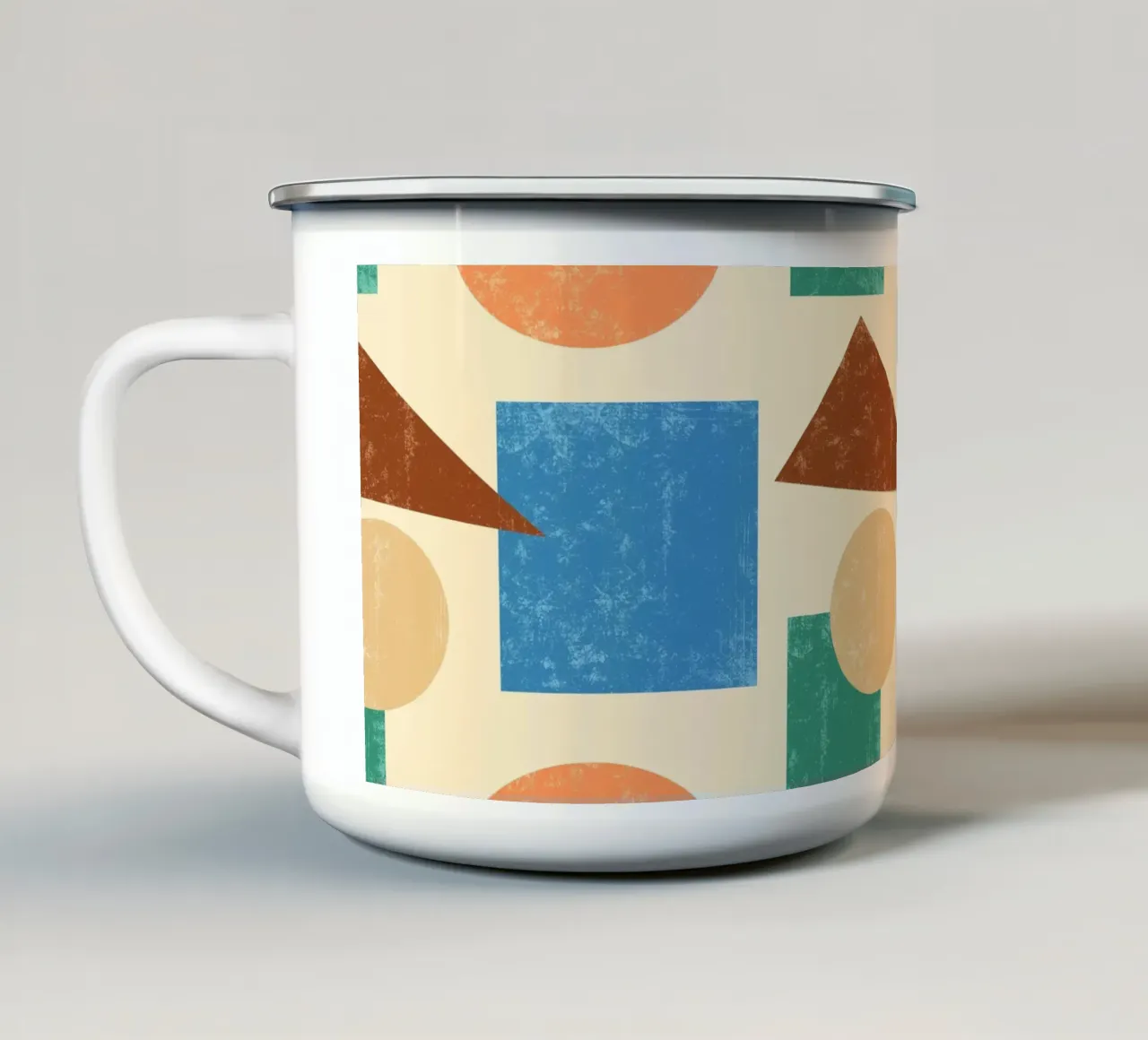 Vintage Geometry tazza in smalto da GraffiTimi