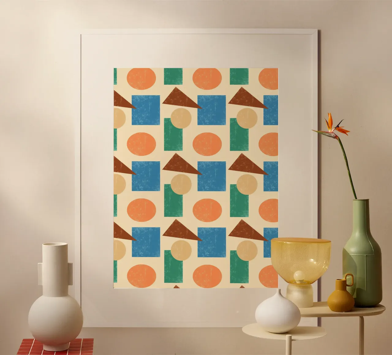 Vintage Geometry poster da GraffiTimi