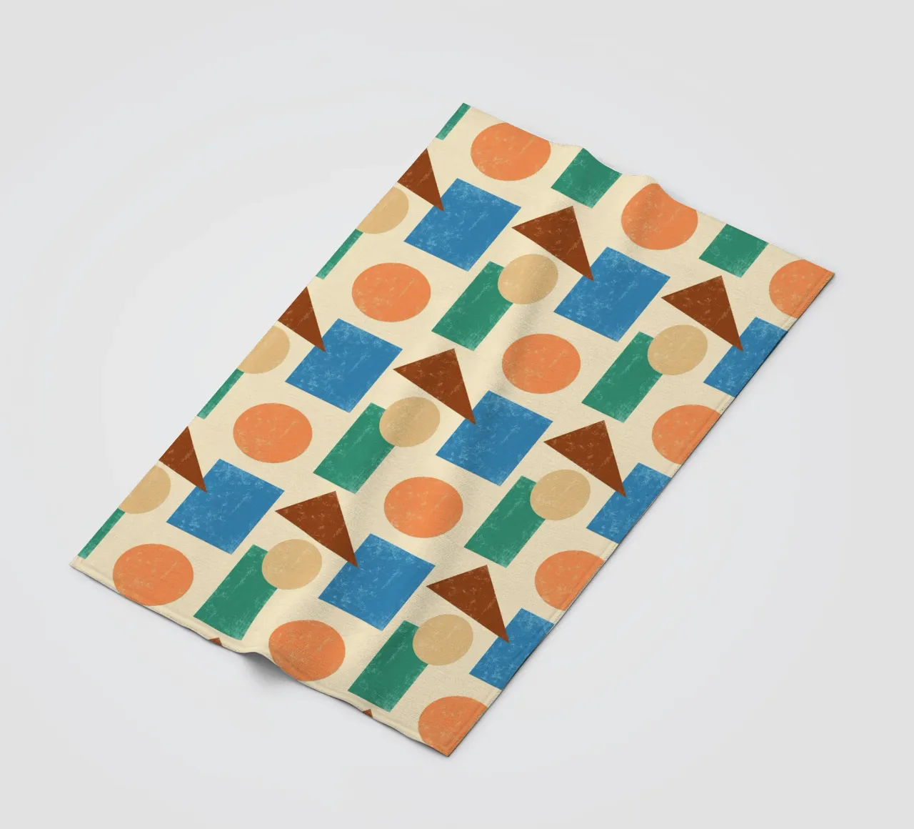 Vintage Geometry coperta in pile da GraffiTimi