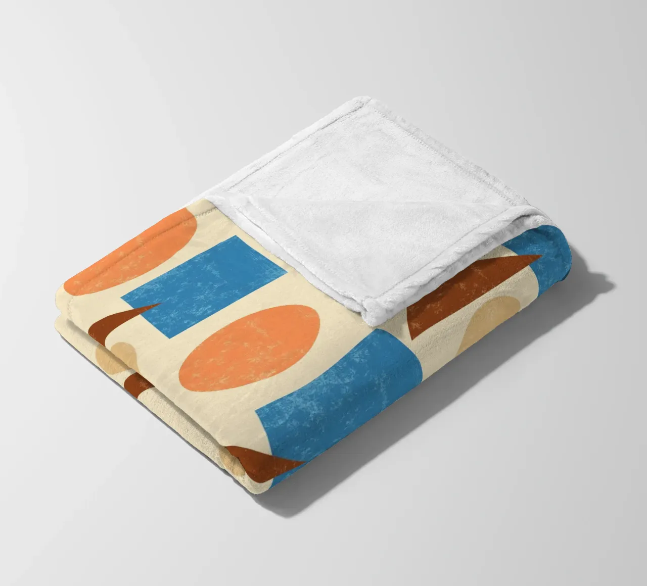 Vintage Geometry coperta in pile da GraffiTimi