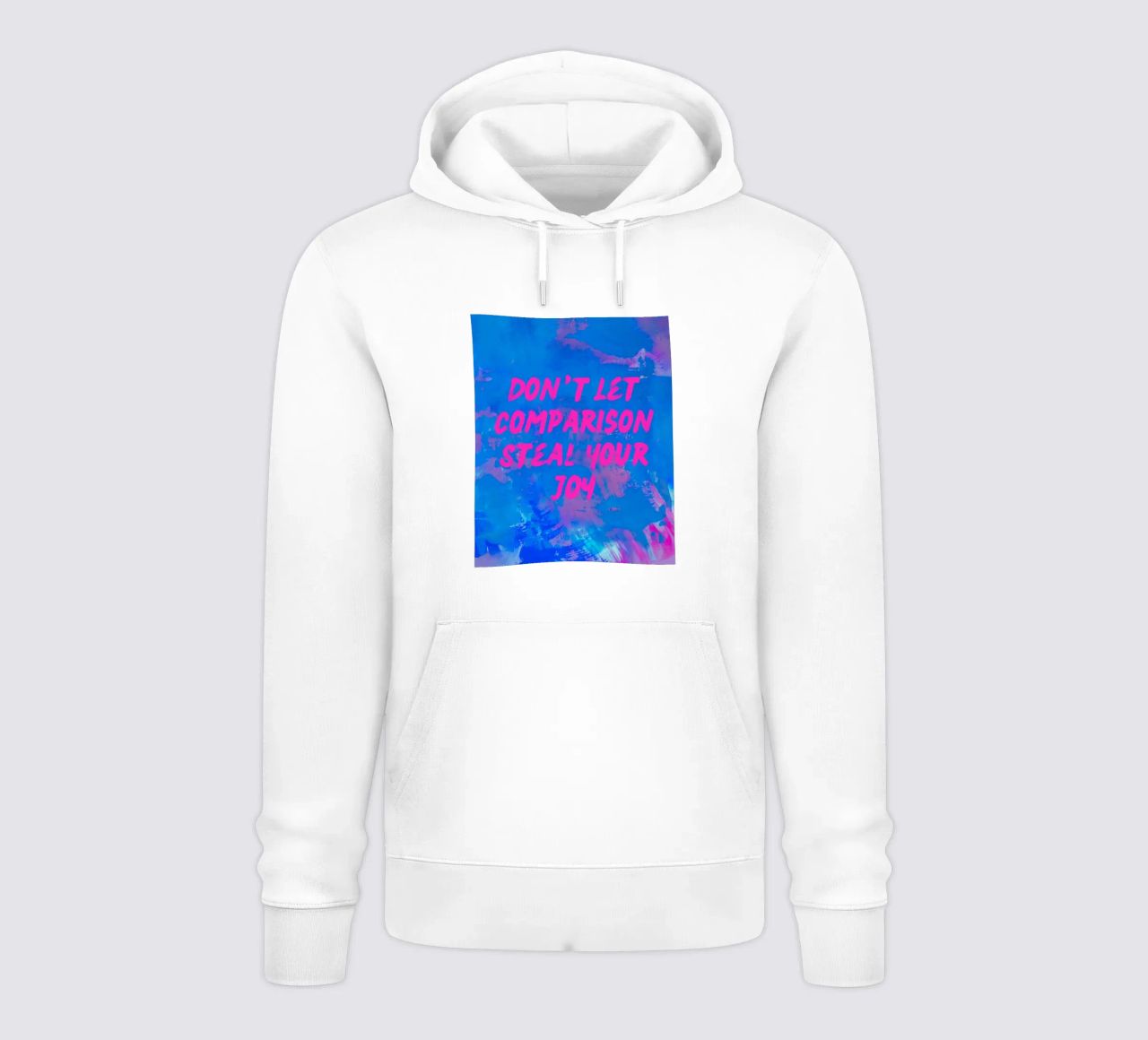 'Don't Let Comparison Steal Your Joy' Colorful Abstract felpa con cappuccio da FABOArt