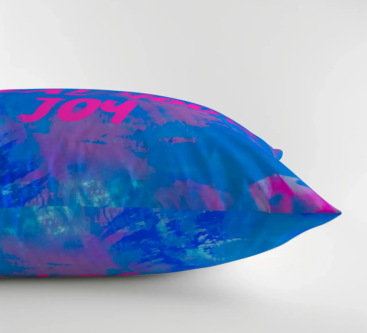 'Don't Let Comparison Steal Your Joy' Colorful Abstract cuscino da FABOArt