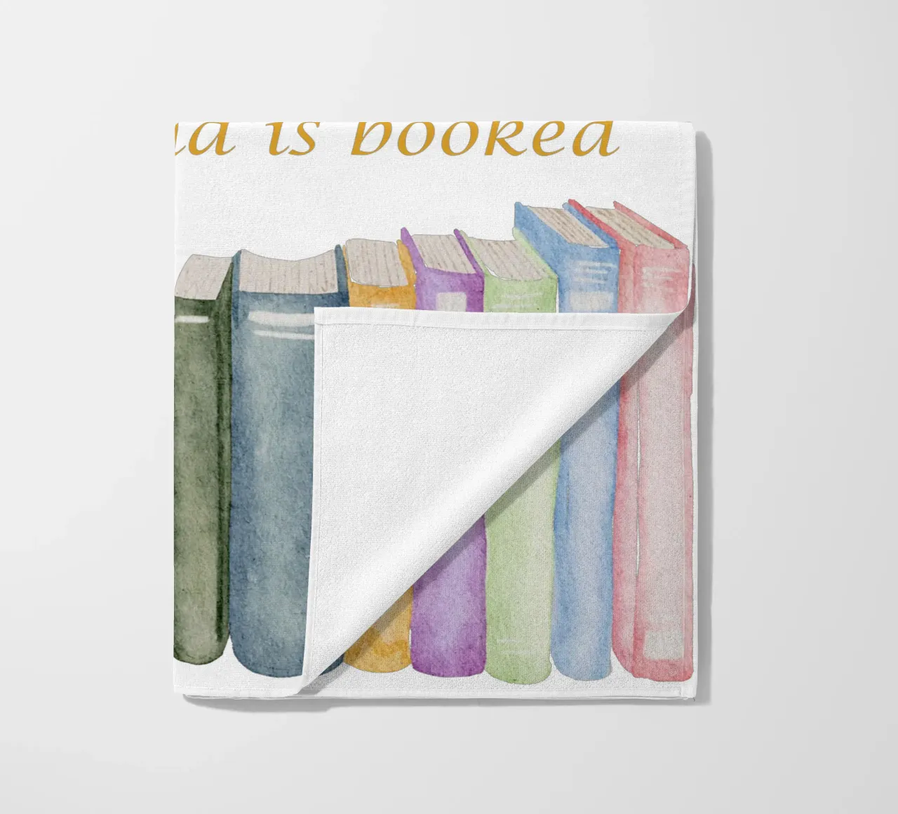 "My weekend is booked" Book Lovers telo mare da FABOArt