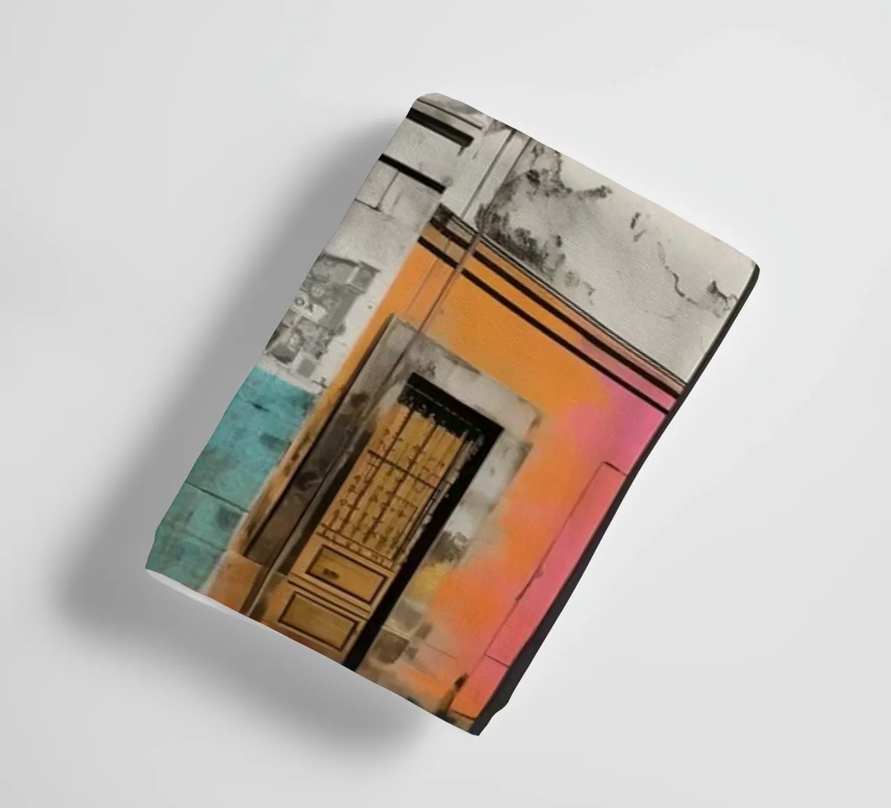 Collage colorato di Lisbona asciugamano da bagno da Carinaprint