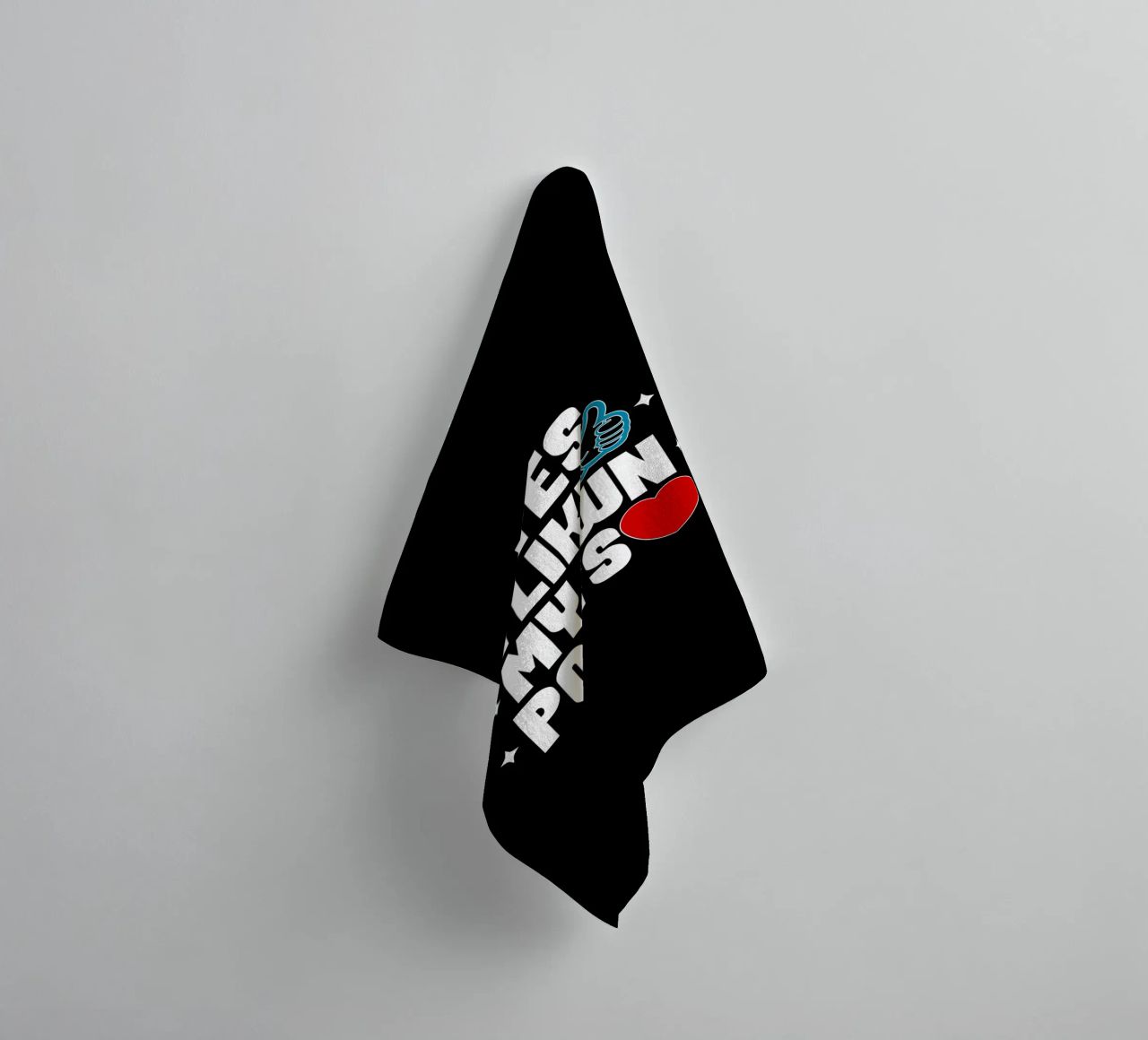 Yes I Like My Own Posts towel by sillyindustries