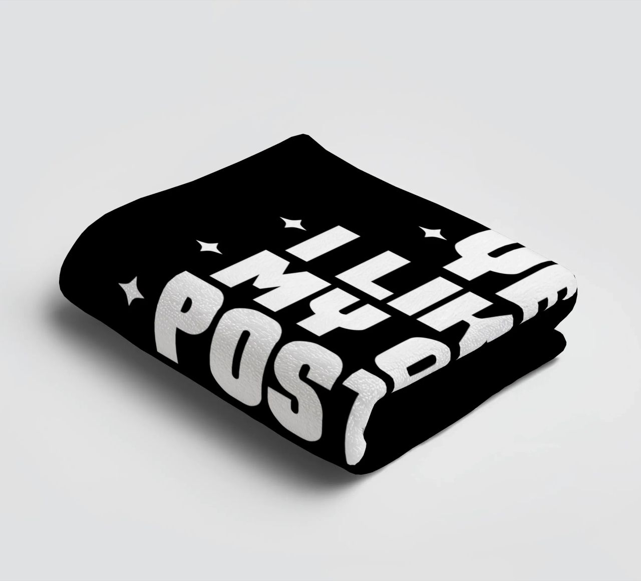 Yes I Like My Own Posts towel by sillyindustries