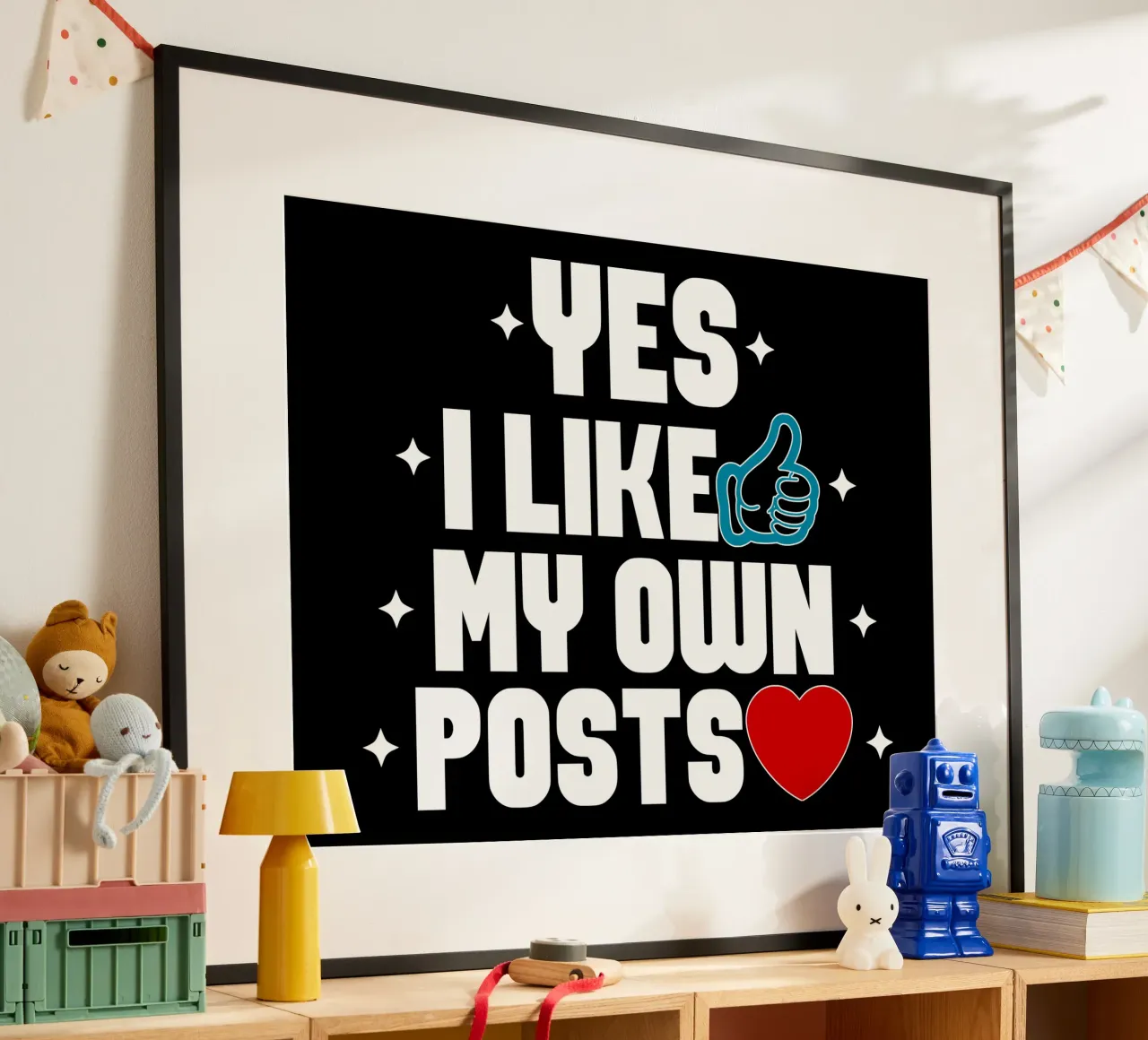 Yes I Like My Own Posts hahnemühle by sillyindustries