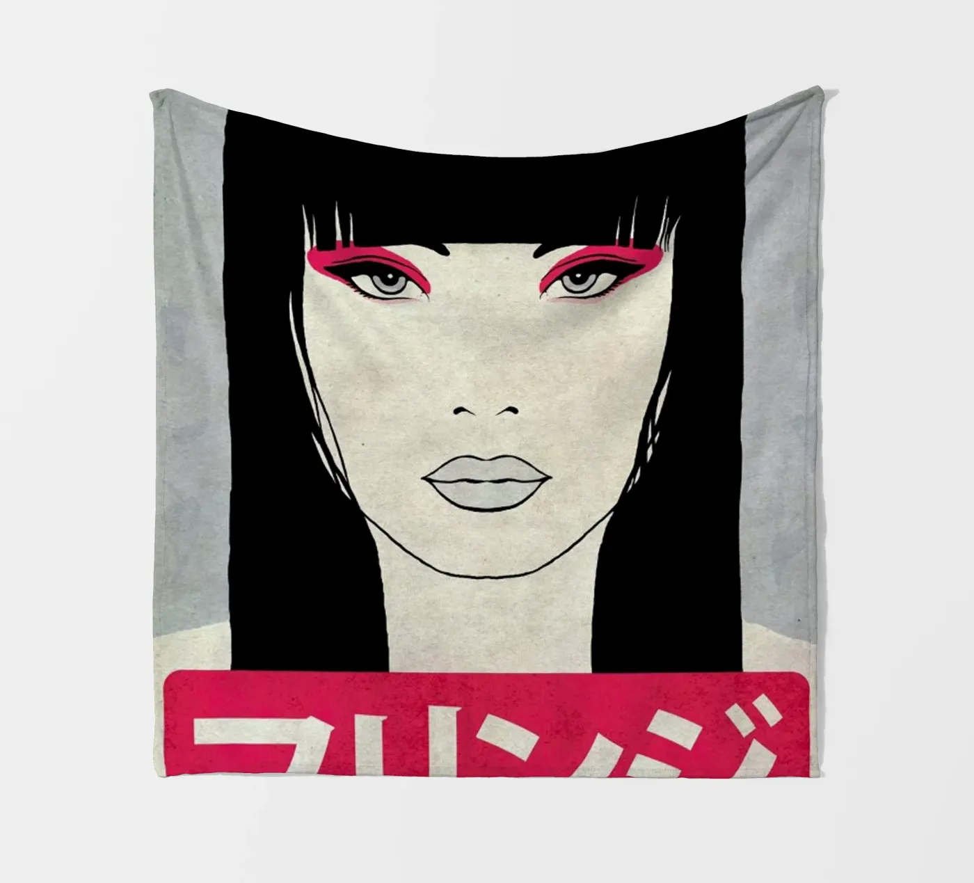 Fringe Fleecedecke von Kuba Gornowicz