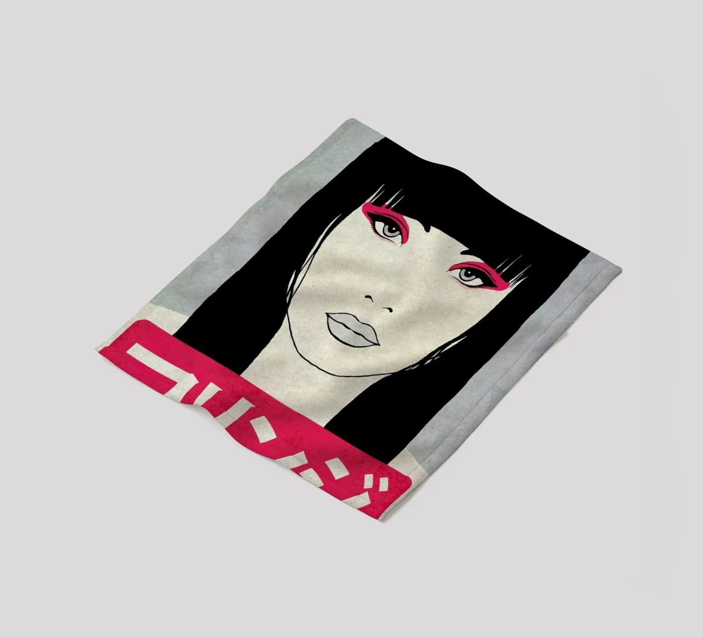 Fringe Fleecedecke von Kuba Gornowicz