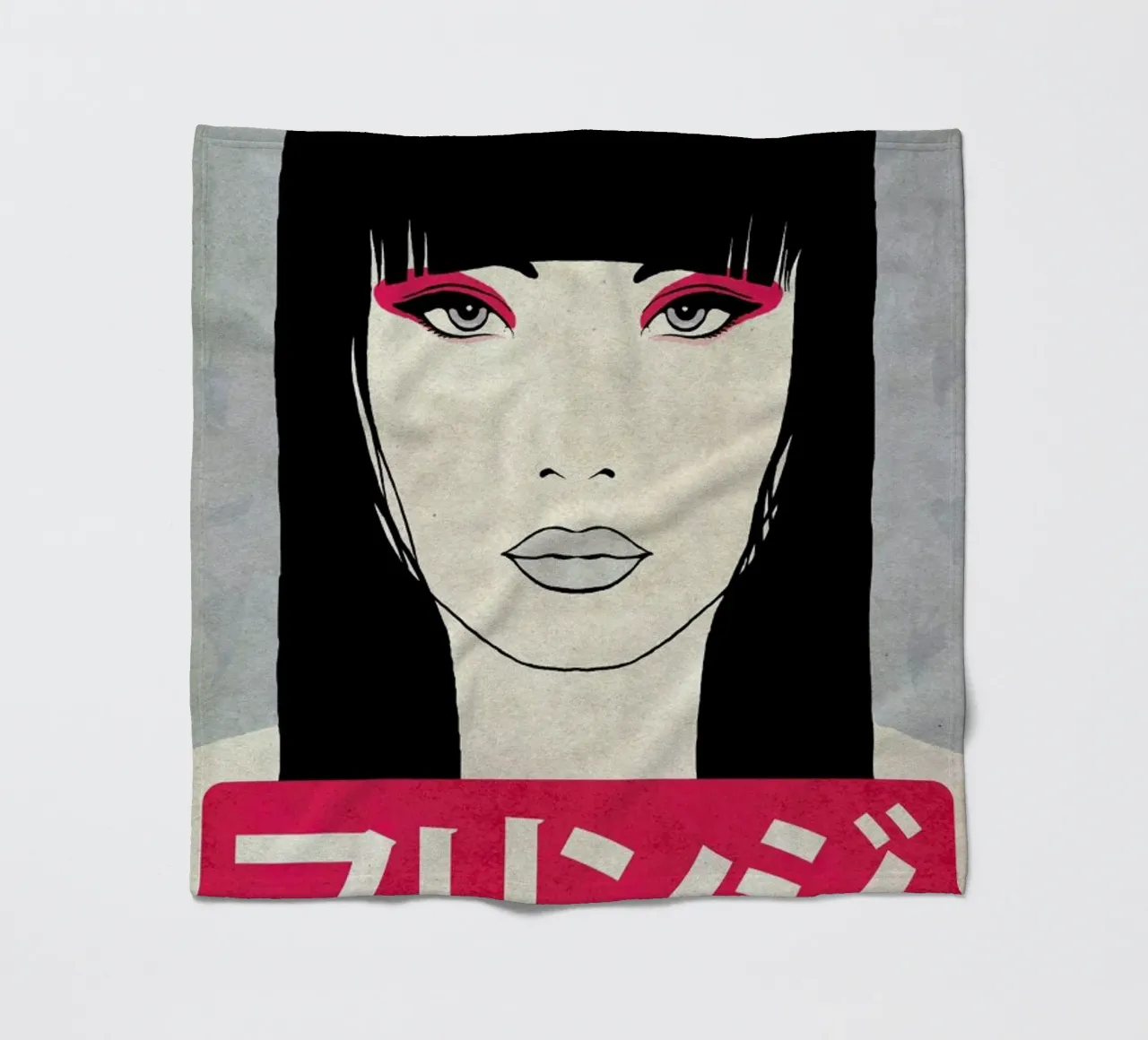 Fringe Fleecedecke von Kuba Gornowicz