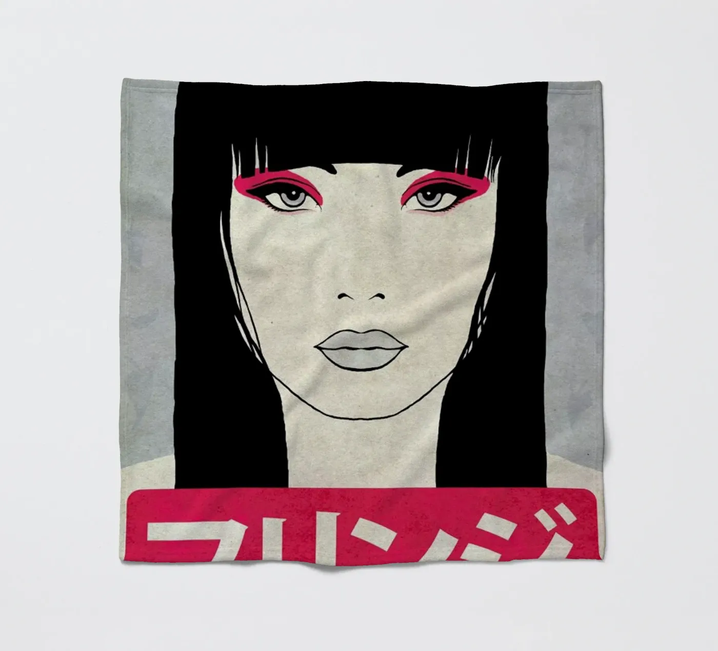 Fringe Fleecedecke von Kuba Gornowicz