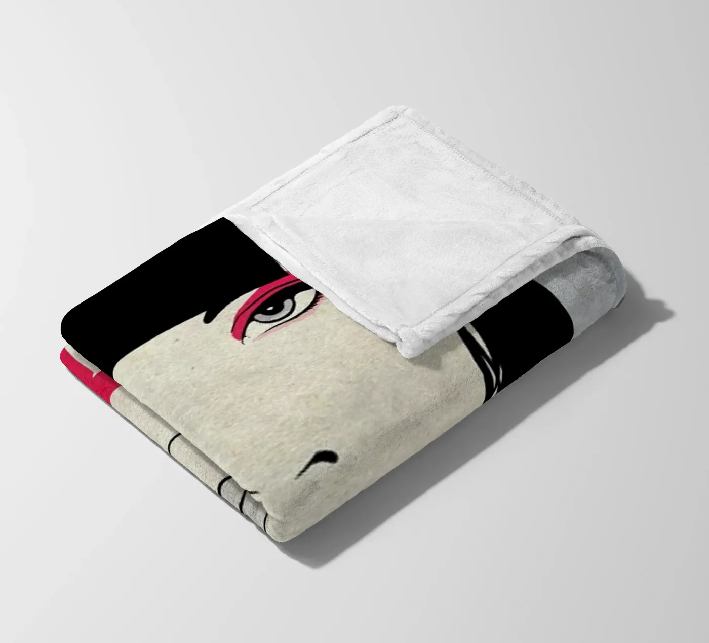 Fringe Fleecedecke von Kuba Gornowicz