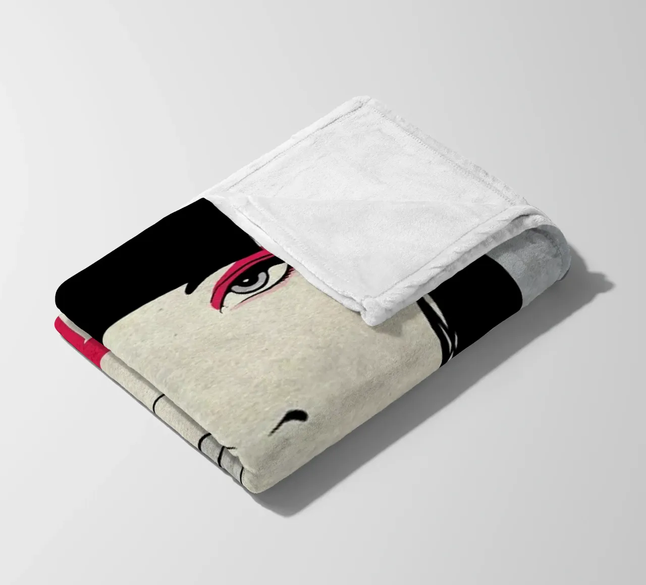 Fringe Fleecedecke von Kuba Gornowicz