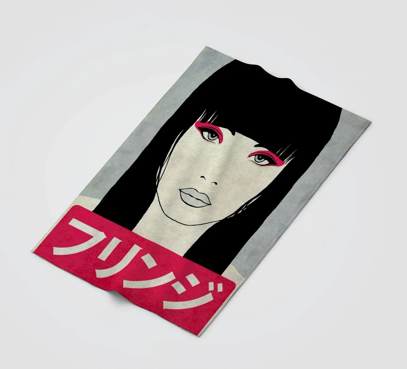 Fringe Fleecedecke von Kuba Gornowicz