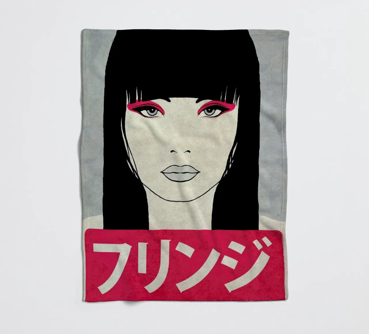 Fringe Fleecedecke von Kuba Gornowicz