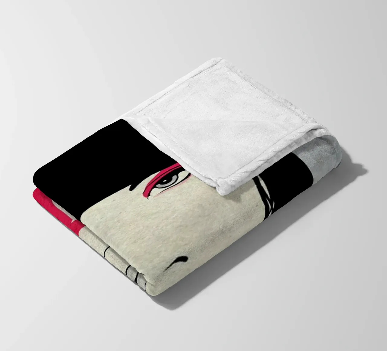 Fringe Fleecedecke von Kuba Gornowicz