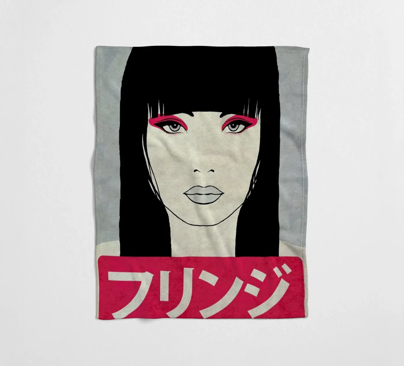 Fringe Fleecedecke von Kuba Gornowicz