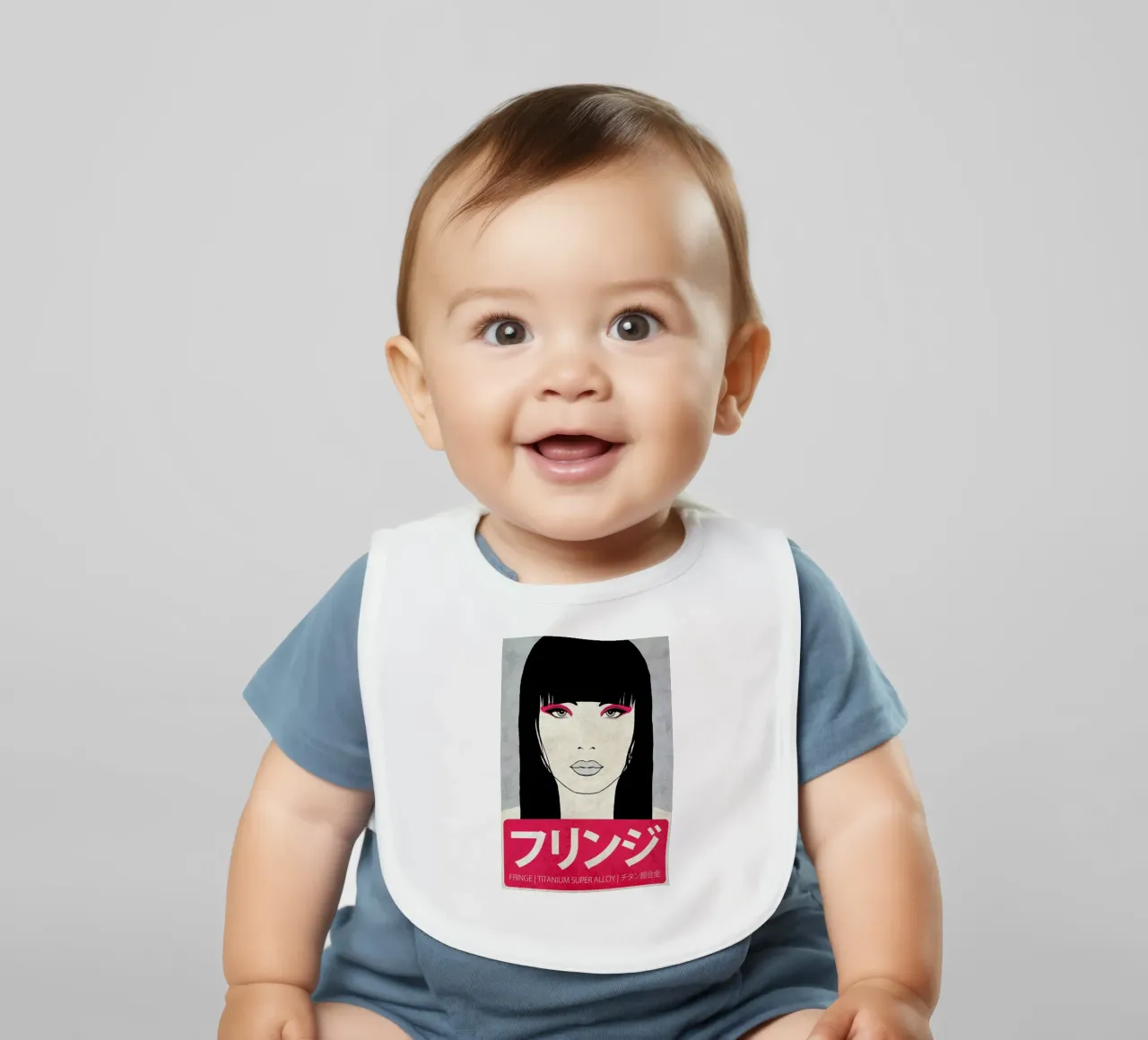 Fringe Babylätzchen von Kuba Gornowicz