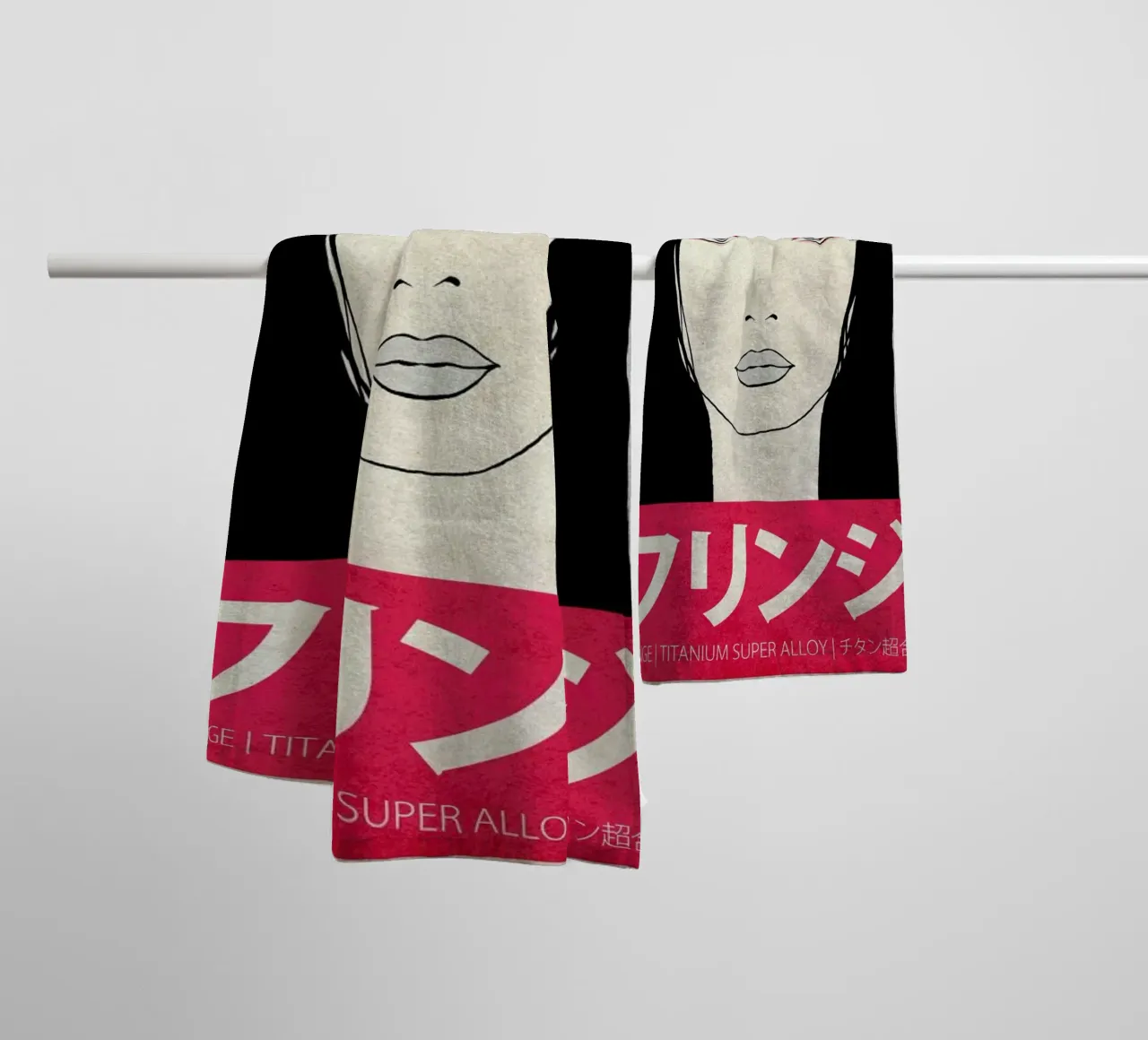 Fringe badhanddoek van Kuba Gornowicz