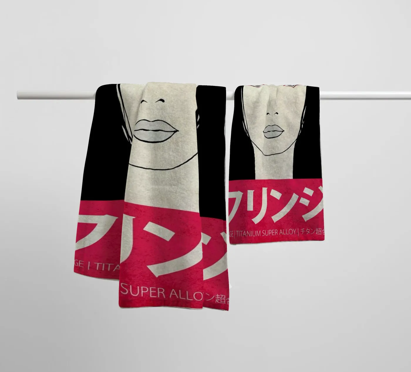 Fringe asciugamano da bagno da Kuba Gornowicz