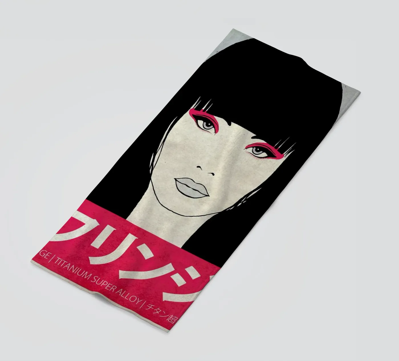 Fringe beach towel by Kuba Gornowicz