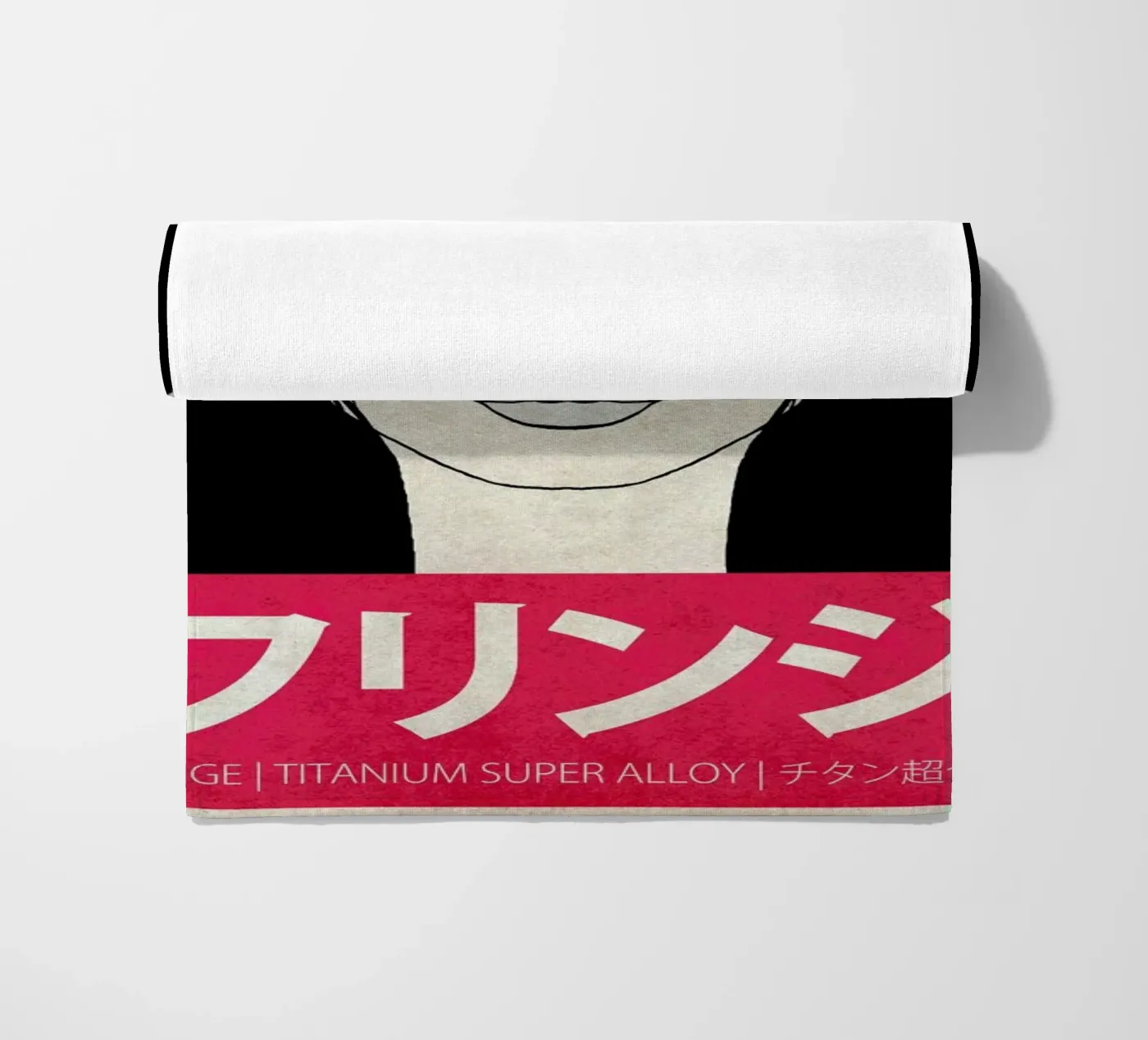 Fringe beach towel by Kuba Gornowicz