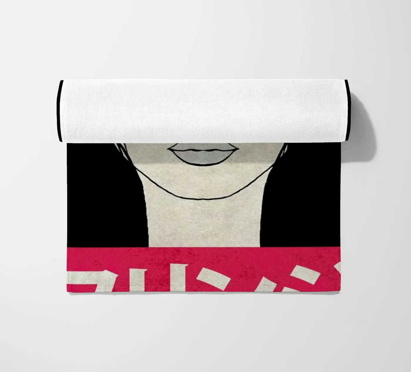 Fringe beach towel by Kuba Gornowicz