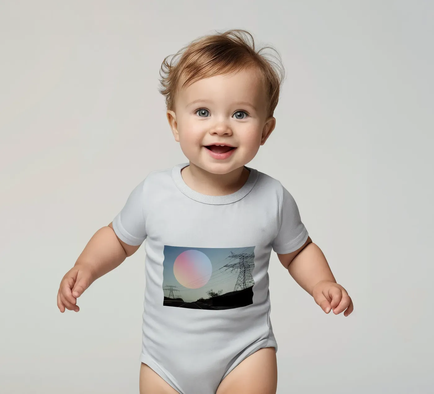 Tseri Kurzarm Babybody von Nicolas Messaritis