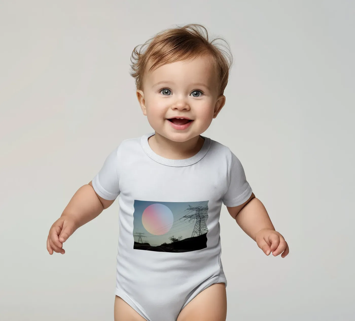 Tseri Kurzarm Babybody von Nicolas Messaritis