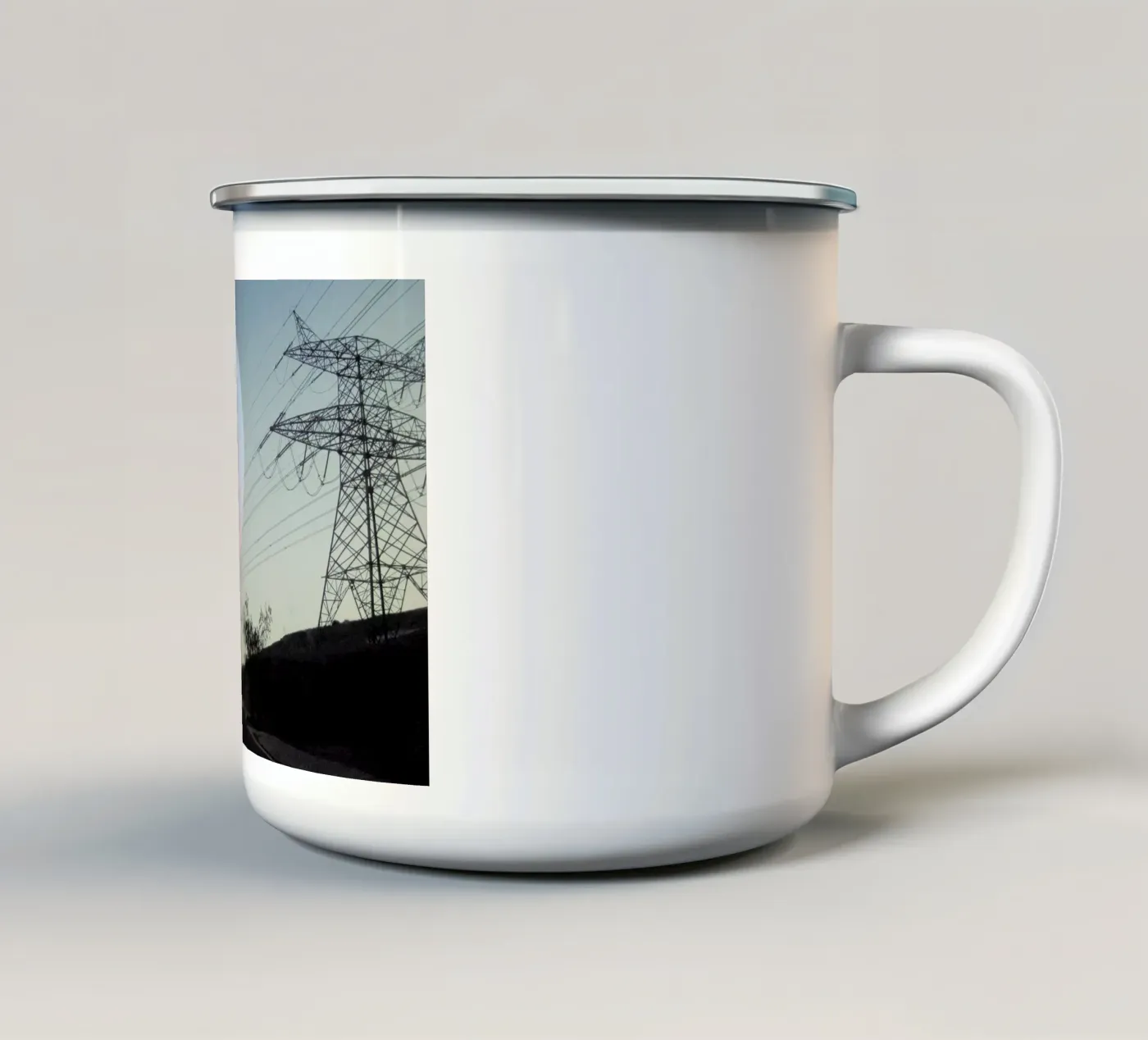 Tseri enamel mug by Nicolas Messaritis