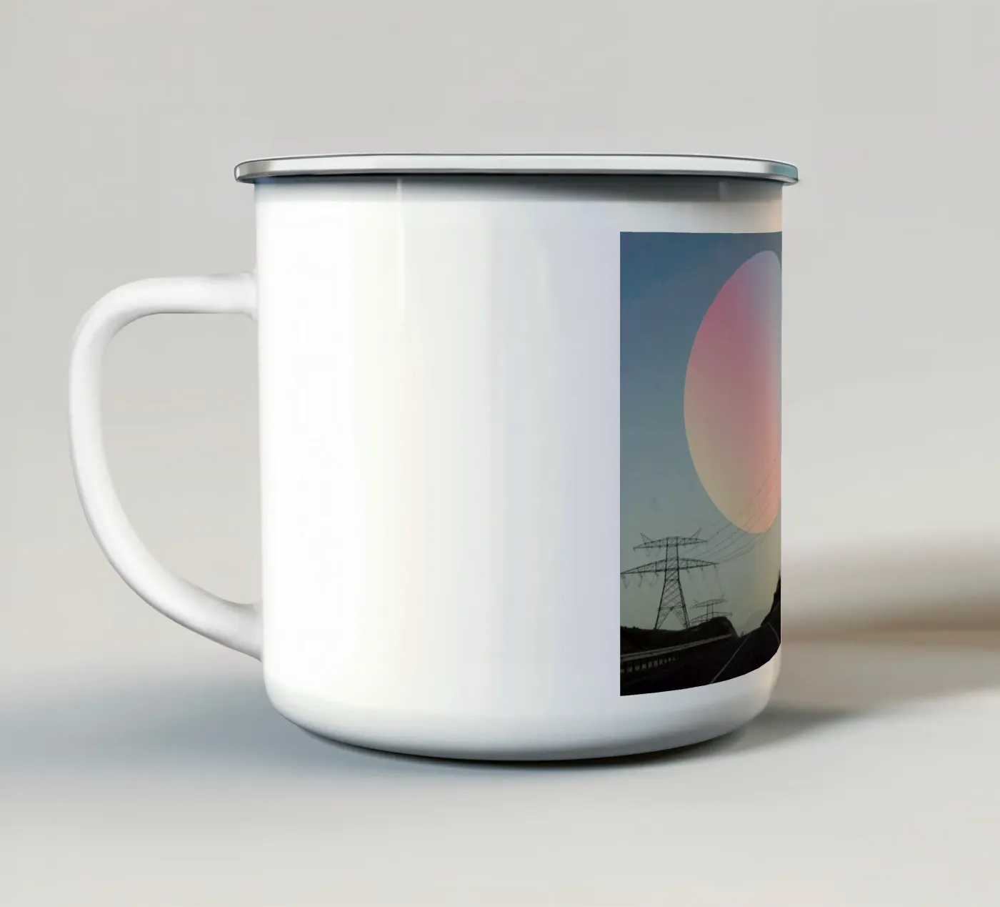 Tseri enamel mug by Nicolas Messaritis