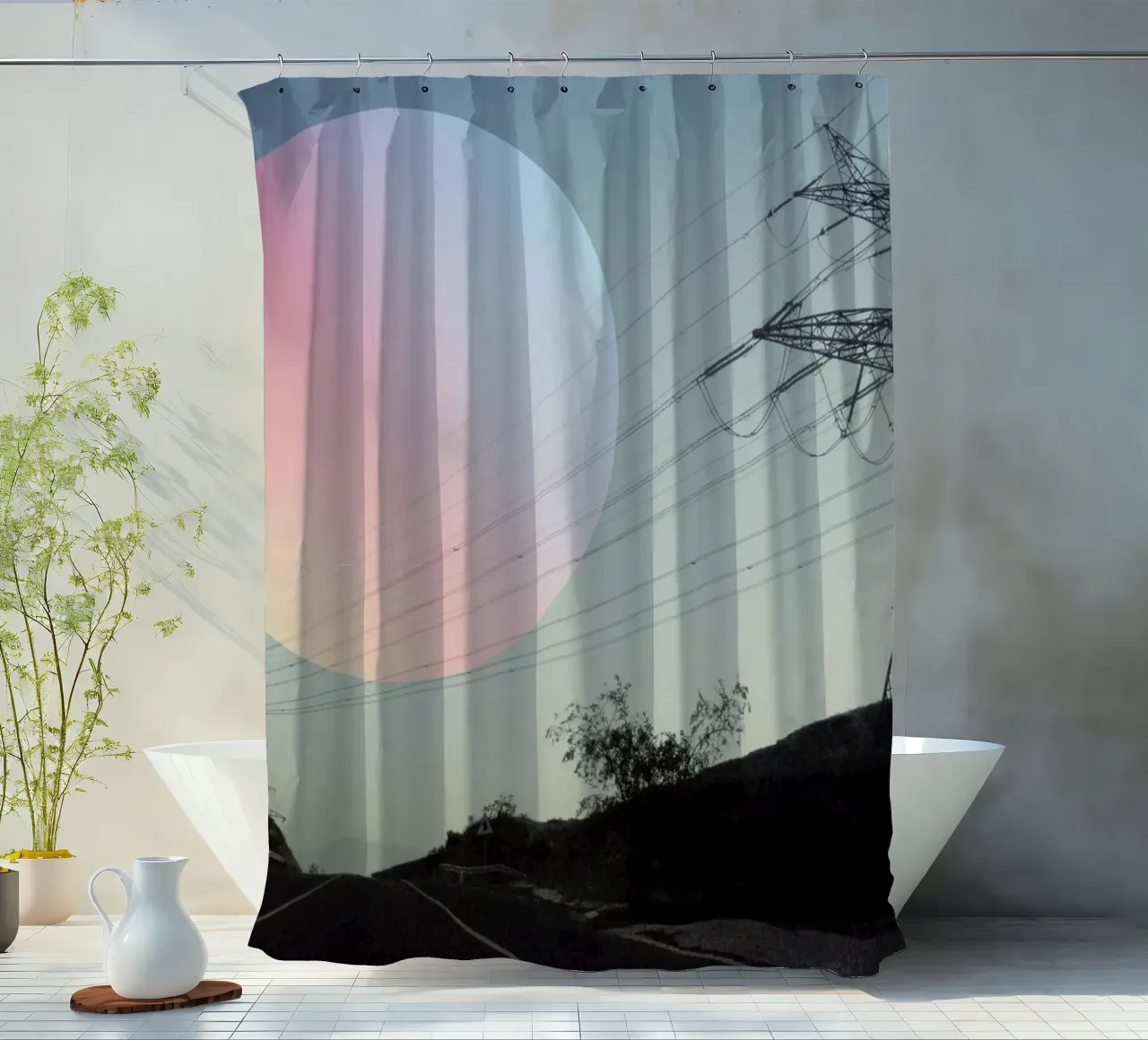 Tseri douchegordijn van Nicolas Messaritis