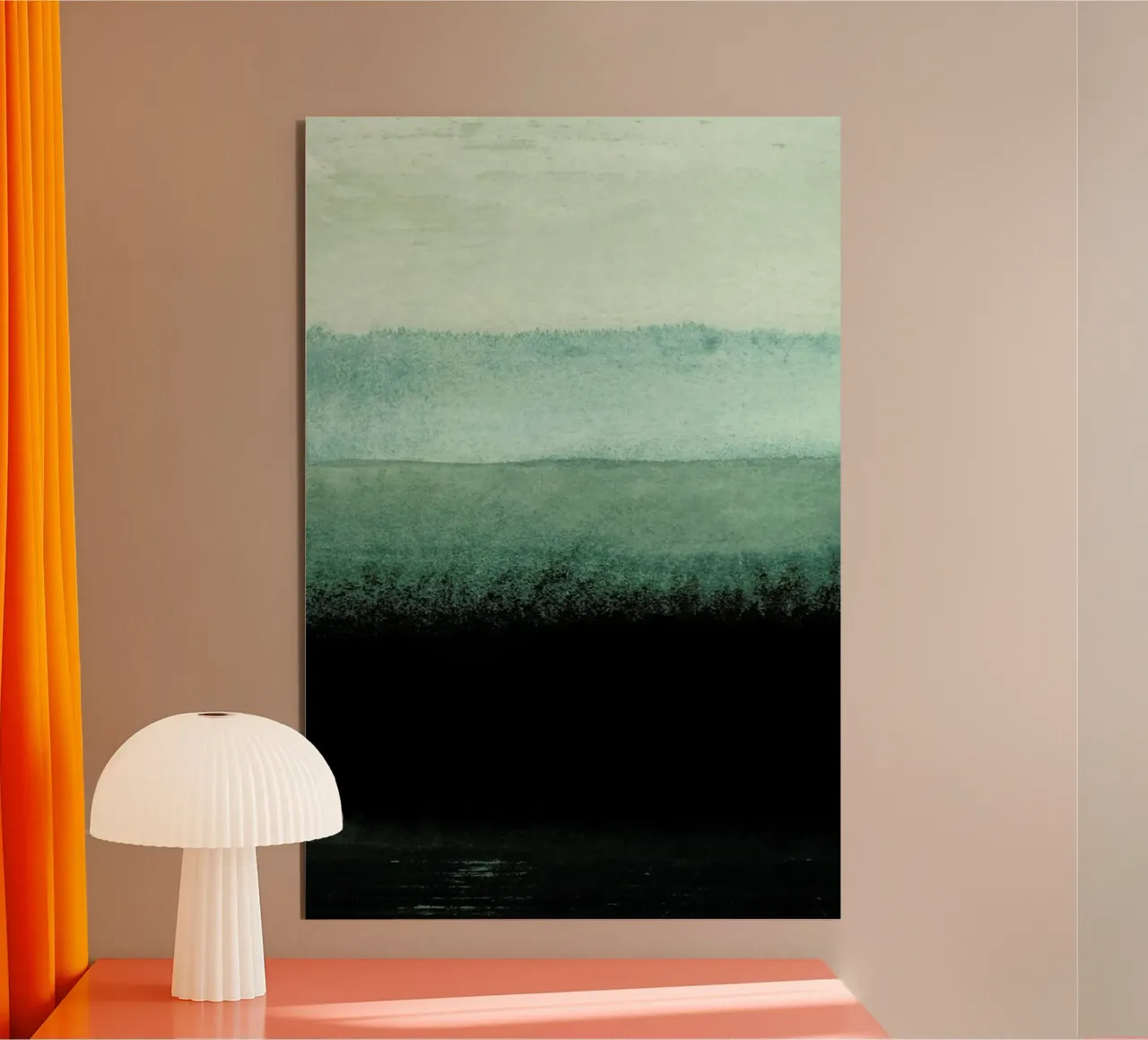 Shades of Green alluminio dibond da IRIS LEHNHARDT FINE ART