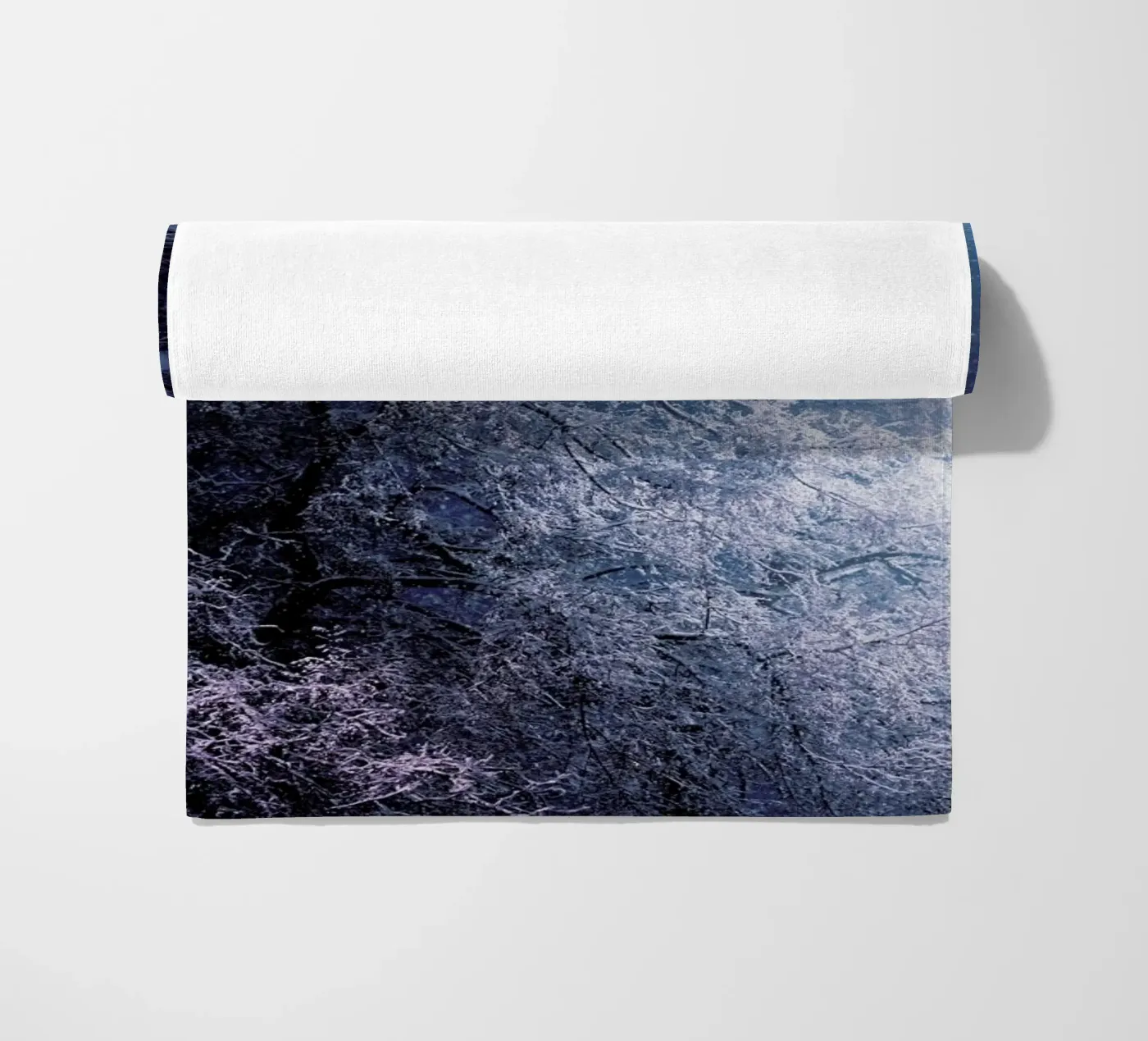Winter Night beach towel by Jovana Rikalo