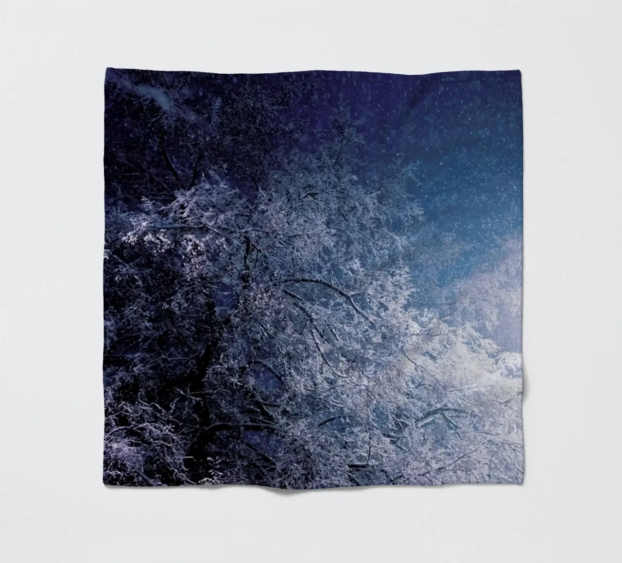 Winter Night Fleecedecke von Jovana Rikalo