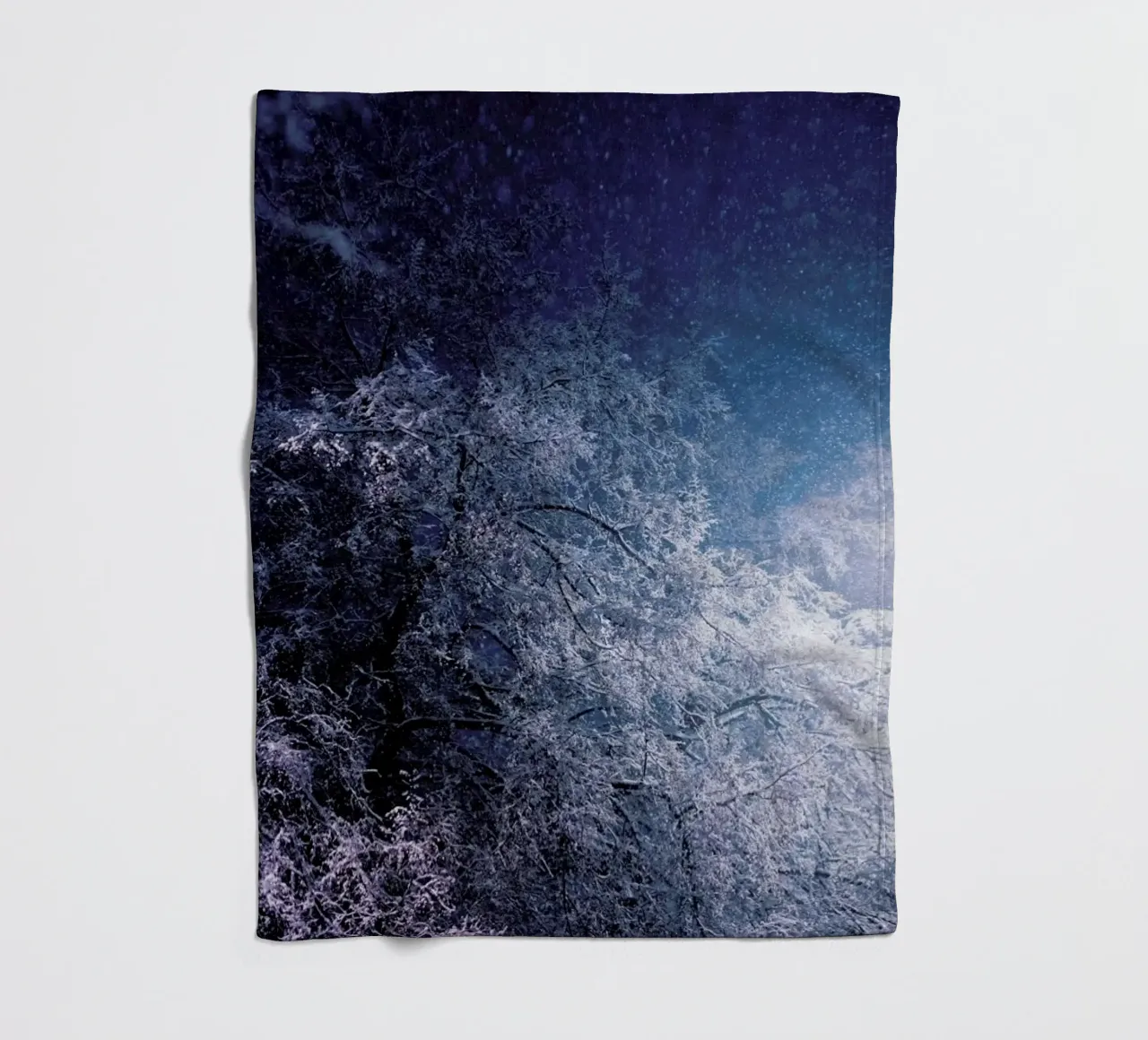 Winter Night Fleecedecke von Jovana Rikalo