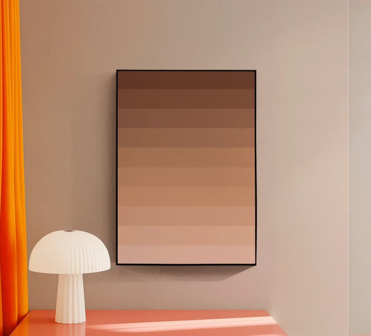 Brown Tones Gradient plexiglass da Paigaam Studio