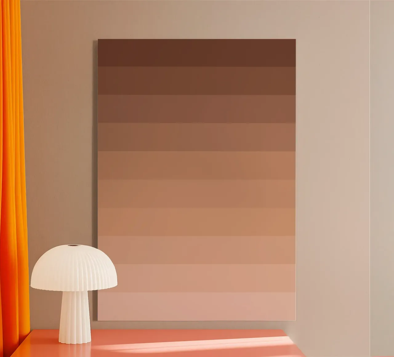 Brown Tones Gradient plexiglass da Paigaam Studio